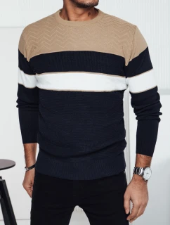 Pánsky tmavomodrý sveter FashionStreet WX2284