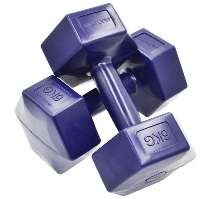 Sada kompozitných činiek 2x6 kg ENERO FIT