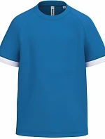 Kariban ProAct PA 4046 Detské kontrastné športové tričko 20.4046 sporty royal blue/white