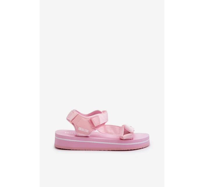 Dámské sandály na platformě Big Star model 21664478 růžové - Big Star Shoes
