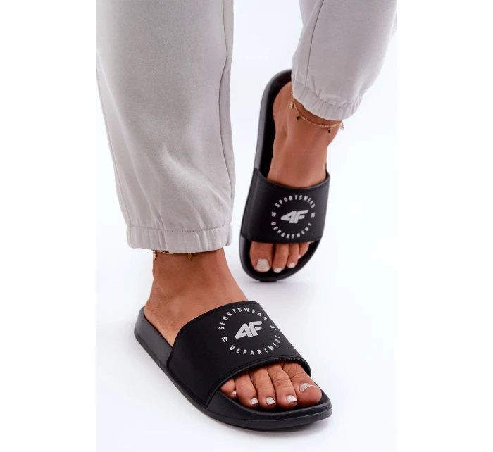 Dámské Žabky model 21666194 Černé - 4F Dámské Žabky model 21666194 Černé - 4F