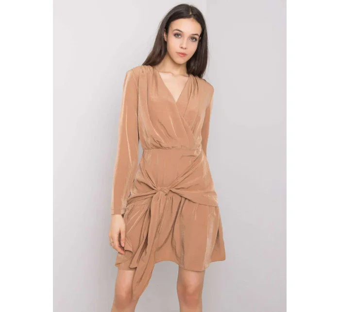 Šaty 322 SK 10099.40 svetlo hnedá