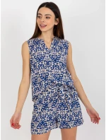 Dámská halenka model 18339422 tmavě modrá - FPrice