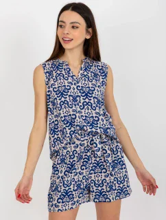 Dámská halenka model 18339422 tmavě modrá - FPrice