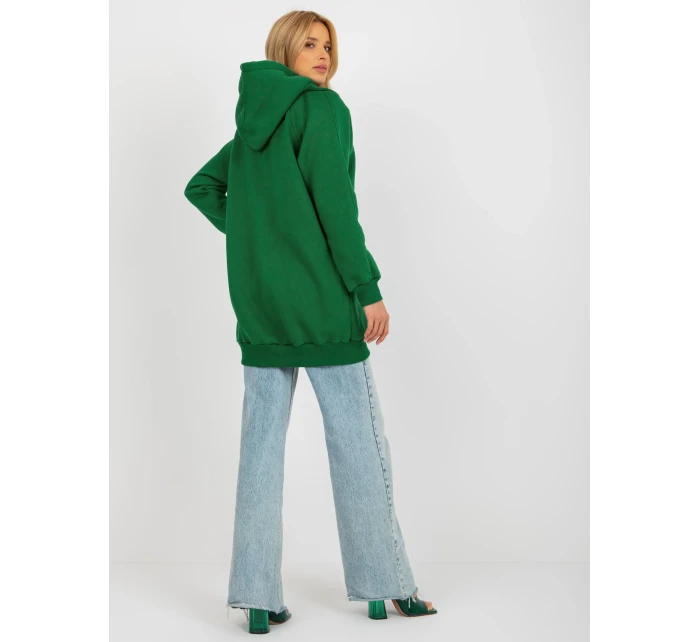 Dámska mikina EM BL 695.25x tmavo zelená - FPrice