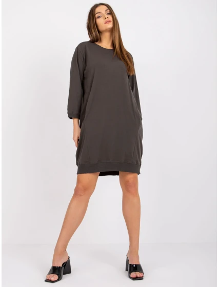 Šaty RV SK 6839.95 tmavá khaki Šaty RV SK 6839.95 tmavá khaki