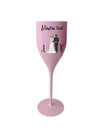 Personalizovaná nerozbitná pohár na prosecco so svadobným párom