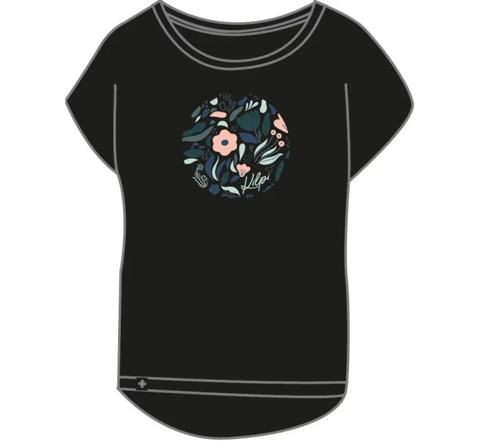 Dámske tričko ROANE-W Čierne s potlačou - Kilpi