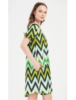 Dámské domácí šaty s krátkým rukávem model 20911416 - Vienetta