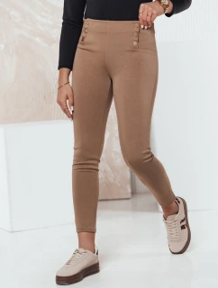 Dámske nohavice MODSTORY camel FashionStreet UY2180