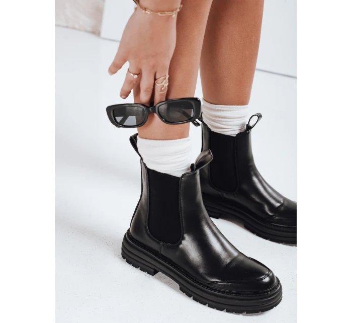 dámské kozačky na platformě černé model 21991967 - Dstreet