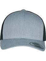 6 panelová vintage kšiltovka heather grey/black model 22537190 - Flexfit 6 panelová vintage kšiltovka heather grey/black model 22537190 - Flexfit