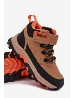 Dětské zimní boty na suchý zip Big Star model 21706132 Hnědé - Big Star Shoes