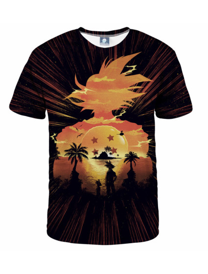 Aloha From Deer Super Saiyan T-Shirt TSH AFD398 Orange