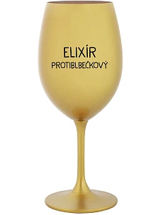 ELIXÍR PROTIBLBEČKOVÝ - zlatý pohár na víno 350 ml