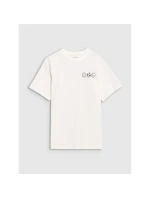 Chlapčenské tričko oversize s potlačou 4F 4FJRSS25TTSHM2640-11S Chlapčenské tričko oversize s potlačou 4F 4FJRSS25TTSHM2640-11S