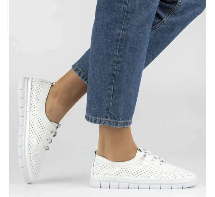 Dámske kožené šnurovacie čižmy Filippo DP7671