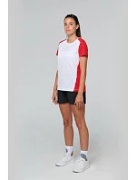 PA Dámské kontrastní sportovní tričko 20. white/red model 22448547 - Kariban ProAct