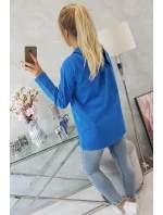 model 18745490 tunika s kapucí Oversize na zip - K-Fashion