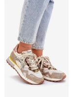 Tenisky Sportovní Boty Dámské model 21690091 Zlaté - D.Franklin