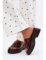 Dámské sandály s páskem Černé model 22107261 - Boto