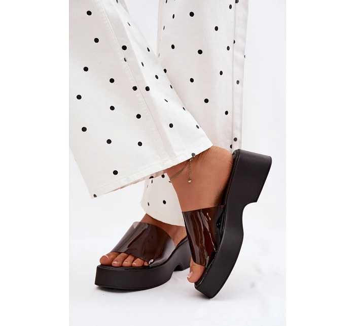 Dámské sandály s páskem Černé model 22107261 - Boto