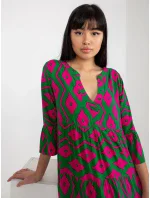 Šaty D73771M30214G zelené Šaty D73771M30214G zelené