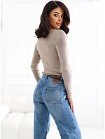 Sweter IR SW model 22400999 beżowy - FPrice Sweter IR SW model 22400999 beżowy - FPrice