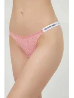 Dámske tangá HIGH LEG THONG UW0UW05160 TIC Pink - Tommy Hilfiger