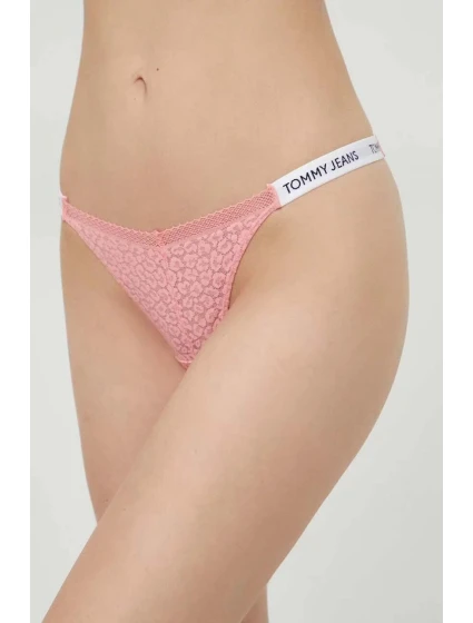 Dámske tangá HIGH LEG THONG UW0UW05160 TIC Pink - Tommy Hilfiger