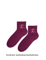 Vzorované netlačiace ponožky Steven art.099 35-40