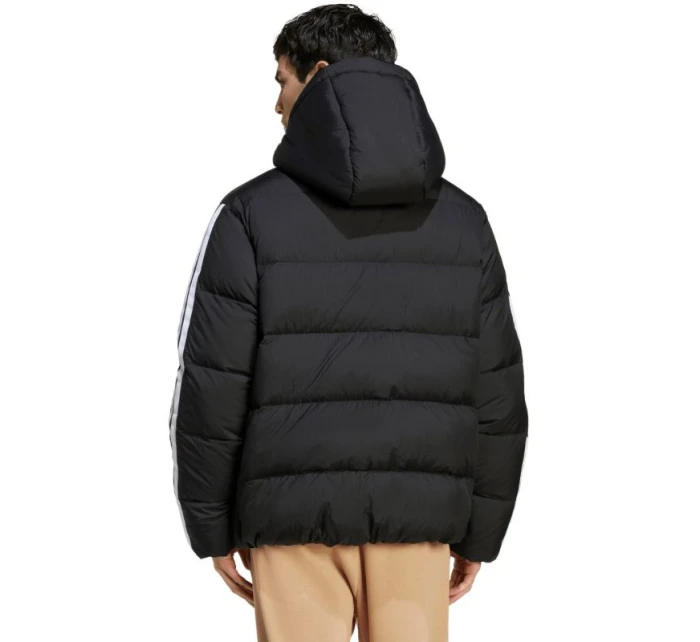 Adidas Essentials Climawarm 3 Stripes Puffer Hooded M JM4165 Pánska bunda
