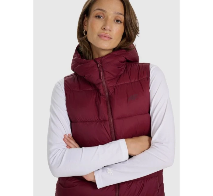 Dámske syntetické puzdro bez rukávov 4F 4FRAW25TVJAF326-60S dámske