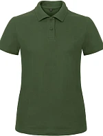 B&C ID.001 /women Dámske piqué polo 01.ID10 fľaškovozelené