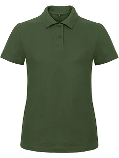 B&C ID.001 /women Dámské piqué polo model 22435920 bottle green