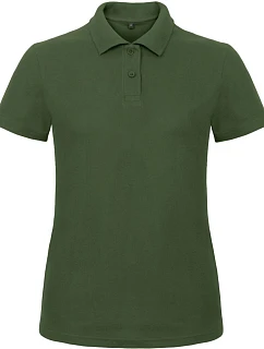 B&C ID.001 /women Dámské piqué polo 01.ID10 bottle green