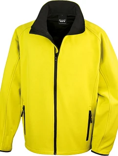 R Pánská 2vrstvá softshell bunda "Printable" 30. yellow/black model 22428177 - Result