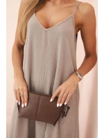 Mušelínové šaty bez ramienok Fango