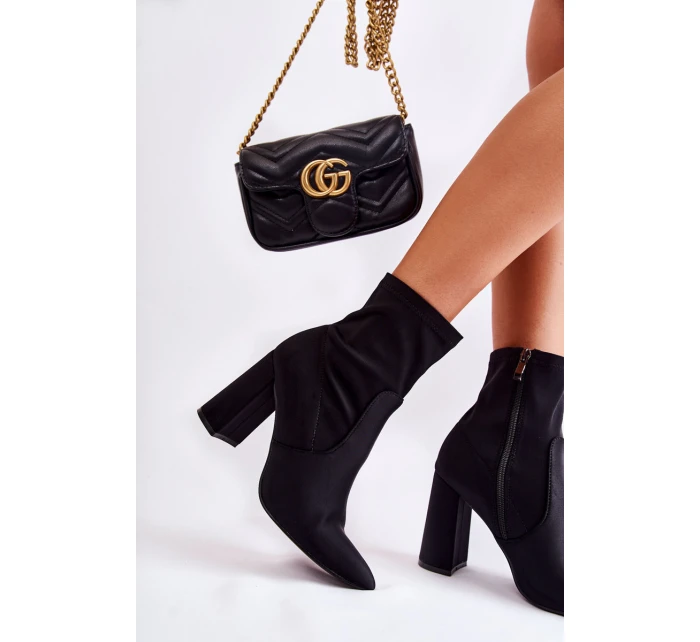 Dámské Boty Na Podpatku Černá model 21592988 - Boto