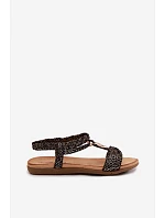 Dámské sandály Ploché model 22158832 Černé - Artiker