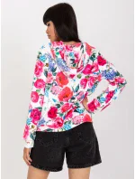 Mikina RV BL 8118.89 biela a ružová Mikina RV BL 8118.89 biela a ružová