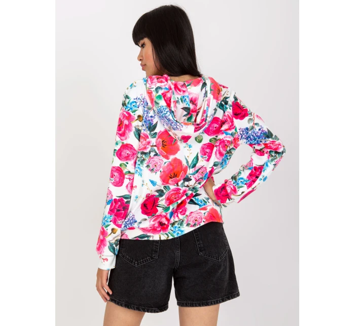 Mikina RV BL 8118.89 biela a ružová Mikina RV BL 8118.89 biela a ružová