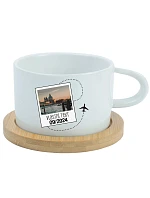 Personalizovaný keramický hrnček „MAKRONKA“ s fotografiou a cestovateľským motívom Personalizovaný keramický hrnček „MAKRONKA“ s fotografiou a cestovateľským motívom