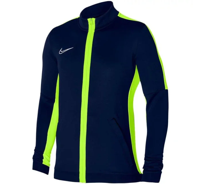 Pánska futbalová mikina Academy 23 M DR1681-452 Dark Blue with Neon Yellow - Nike