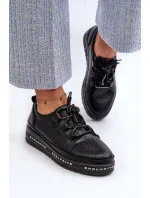 Dámské polobotky / Černá model 21165775 - S.Barski Dámské polobotky / Černá model 21165775 - S.Barski