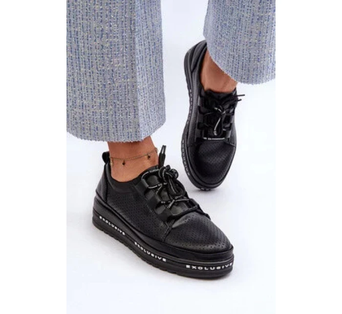 Dámské polobotky / Černá model 21165775 - S.Barski Dámské polobotky / Černá model 21165775 - S.Barski