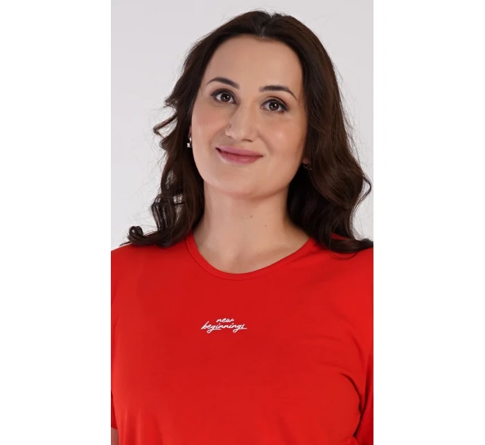 Dámska nočná košeľa s krátkym rukávom Alena