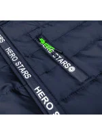 Tmavo modro-šedá pánska športová bunda (8M903-215) Tmavo modro-šedá pánska športová bunda (8M903-215)