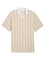 Pánske tričko Puma Class Relaxed Pinnacle Polo, béžové, 692069 87 Pánske tričko Puma Class Relaxed Pinnacle Polo, béžové, 692069 87