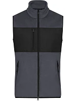 Daiber JN 1310 Pánska fleecová vesta 02.1310 carbon/black